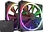Комплект вентиляторів NZXT F140 RGB Twin Pack Black (RF-R14DF-B1) - мініатюра 1