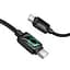 Дата кабель Hoco U146 Mundo Type-C to Type-C 60W (1.2m) Black - мініатюра 4