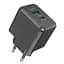 Сетевое зарядное устройство Hoco CS14A Ocean PD20W+QC3.0 charger(EU) Черный - миниатюра 1