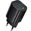 СЗУ Borofone BAS85A Star PD30W+QC3.0 (1USB-A/1C) Black - миниатюра 1