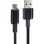 Кабель XO NB249 5A Android PVC Shiny Colorful Micro Data Cable Черный - миниатюра 1