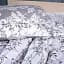 Простыня MirSon Ranforce Elite 17-0668 Grey Blooms 150х220 см (2200009930881) - миниатюра 5