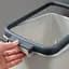 Ведро для мусора MBM My Home 12 л серое (BIN-02 12L GRAY) - миниатюра 10