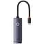 Зовнішня мережева карта-адаптер Baseus Usb-C - RJ45 (LAN) WKQX000201 - мініатюра 1