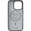 Чехол-накладка Njord Fabric MagSafe Case Dark Grey для iPhone 15 Pro (NA53FA09) - миниатюра 4