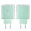 Сетевое зарядное устройство для Acefast A45 USB/2 Type-C QC PD PD65W GaN бирюзовый - миниатюра 4