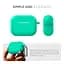 Силіконовий чохол для навушників Apple AirPods Pro, Hang Case, зелений, ультратонкий захисний кейс товщиною 2 мм, захист від подряпин, пилу та ударів, компактний, з карабіном для кріплення, ArmorStandart (ARM56102) - мініатюра 2