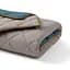 Покрывало стеганое двустороннее Cosas TAUPE STONE CS1 на кровать и диван 110х140 см горчичное (Blanket_84Quartz_68Sky_kt_16Mustard_110х140) - миниатюра 2
