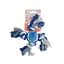Игрушка для собак Misoko&Co Теннисный мяч с узлами из веревки. blue. 27cm - миниатюра 2