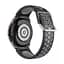 Браслет для Samsung Galaxy Watch 4 40mm - чорно-сірий ширина кріплення 20мм силікон перфорація розмір LWG (WB974979) - мініатюра 2