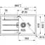 Кухонная мойка Franke Centro, фрагранит, прямоугольник, с крылом, 860х500х200мм, чаша - 1, врезная, оборотная, CNG 611-86, черный матовый - миниатюра 2