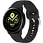 Силіконовий ремінець Watchbands чорний для Samsung Galaxy Watch Active - розмір L (WB0021NORMALBLACKA) - мініатюра 1