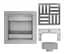 Трап для душу Rea Cross 12x12 nickiel brushed REA-G6200 - мініатюра 3
