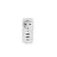 Сетевой адаптер Videx Oncord с/з 1п 2.4 A 2 USB+USB-C white (VF-AD1G2U1C-W) - миниатюра 2