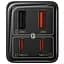 СЗУ Baseus GaN6 Pro Fast Charger 100W (2USB-A/2C) (P101627) Cluster Black - миниатюра 2