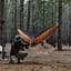 Гамак одномісний з москітною сіткою та тентом Naturehike NH20ZP092 Shelter camping 75D (Помаранчевий) - мініатюра 5
