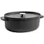 Гусятниця KitchenAid Matte Oven-to-table чавунна з кришкою 30 см 5.6 л чорна (CC004900-001) - мініатюра 1