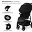 Прогулянкова коляска Kinderkraft Trig 3 Black - мініатюра 2