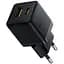 Зарядное устройство Baseus Palm Fast Charger C+U 30W cluster black (P1011160A113-00) - миниатюра 1