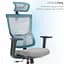 Офісне крісло OfficePro Elegant OC600-B-DG-DG Black/Dark Gray [148650] - мініатюра 8