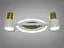 Светильник для зеркал Diasha 5974/2 9W LED поворотный 30 см 3200K/4100K/6000K металл - миниатюра 1