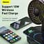 Вентилятор с беспроводной зарядкой Baseus HerXiaomit Wireless Charger with oscillating fan WXYZ-B01 Black - миниатюра 10