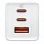 Мережевий зарядний пристрій Baseus GaN5 Pro Fast Charger 2Type-C+USB 65W + Cable Type-C to Type-C CCGP120202 White - мініатюра 4