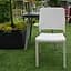 Стул садовый пластиковый Evolutif Charlotte Deco Chair белый - миниатюра 5