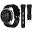 Силиконовый ремешок Three для Samsung Galaxy Watch 46mm - 22мм черный L (WB719602) - миниатюра 1