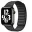 Шкіряний ремінець CasePro Leather Link Size S/M Magnetic Black для Apple Watch 41mm/40mm/38mm - мініатюра 1