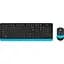Комплект клавіатура + миша A4Tech Fstyler FG1010 Black/Blue [114623] - мініатюра 1