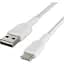 Кабель Belkin Boost Up Charge Braided USB-A to USB-C 1m White (CAB002BT1MWH) [158864] - миниатюра 6