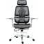 Офісне крісло GT Racer B-2450 White/Gray [121431] - мініатюра 1