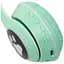 Детские наушники Cat MZ-023 Bluetooth RGB подсветка FM microSD с кошачьими ушками зеленый - миниатюра 5