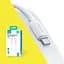 Кабель Usams US-SJ696 60W Striped Data Cable Type-C To Type-C-KY Series 2 м білий - мініатюра 3