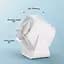 Портативный вентилятор DK WT-F87 White [136034] - миниатюра 2