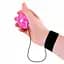 Детский мяч Попрыгунчик Bambi PR2511(Pink) тренажер, мяч 6 см светящийся, с веревкой 1 м - миниатюра 2