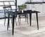 Обідній стіл Лінда 120-65 Прямі кути Loft Design (Венге Луізіана) - мініатюра 1