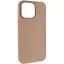 Чехол Epik Silicone Case (AA) NO LOGO with MagSafe для Apple iPhone 16 Pro (6.3) Бежевый / Desert Gold - миниатюра 1