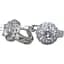Срібні сережки TOP Silver з фіанітами. 9520100Б - мініатюра 1