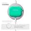 Силіконовий чохол для навушників Apple AirPods Pro, Hang Case, зелений, ультратонкий захисний кейс товщиною 2 мм, захист від подряпин, пилу та ударів, компактний, з карабіном для кріплення, ArmorStandart (ARM56102) - мініатюра 7