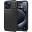 Чохол із захистом камери Spigen Optik Armor (MagFit) Black для iPhone 15 Pro (ACS06738) - мініатюра 1