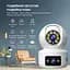 IP-камера поворотная с двойным объективом XON SmartCam Wi-Fi 1080P (UTWEW22VW 7393) Белая - миниатюра 3