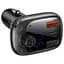 АЗП FM модулятор Baseus S-13 36W (2USB-A/1C) (CCMT000101) Черный - миниатюра 3