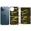 Захисна плівка SKLO Back (тил+грани) Camo для Apple iPhone 12 (6.1) Коричневий / Army Brown - мініатюра 1