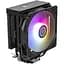 Кулер для процесора QUBE ST-6U3-ST чорний алюміній/мідь 1x120 мм ARGB для Intel 1851/1700/1200/115x AMD AM5/AM4 до 160 Вт - мініатюра 1