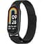 Ремешок DK CDK для Xiaomi Mi Smart Band 10 Metal Milanese Loop Magnetic (015814) (black) - миниатюра 1