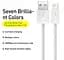 Кабель Baseus Dynamic Series Fast Charging Cable USB to Lightning 2.4A 1m CALD000402 White - миниатюра 3
