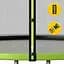 Батут із зовнішньою сіткою 4FIZJO Classic 12FT 374 см Black/Green (P-5907739312914) - мініатюра 8