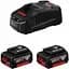 Набор аккумуляторов и зарядных устройств Professional GBA 2х18В Bosch hoz0014329 - миниатюра 2